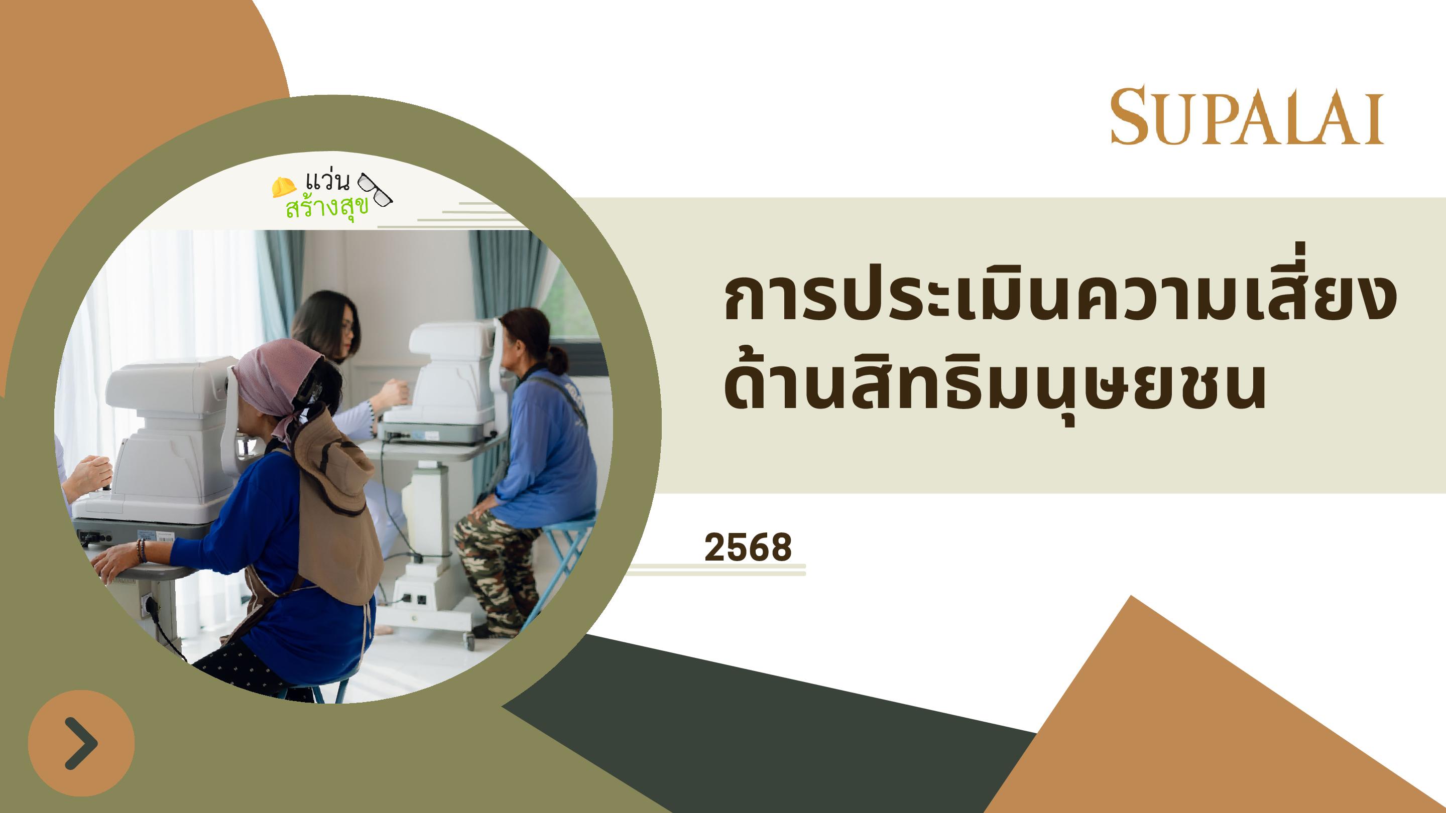การประเมินความเสี่ยงด้านสิทธิมนุษยชน 2568