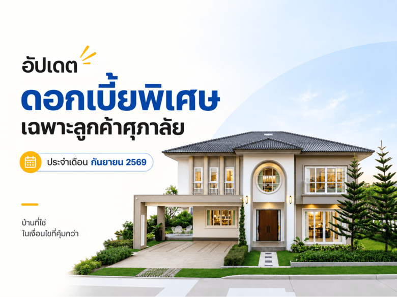 อัปเดตดอกเบี้ยบ้าน 2569 ล่าสุด! สรุปครบ 10 ธนาคาร สินเชื่อบ้านและคอนโด สิทธิพิเศษลูกค้าศุภาลัย