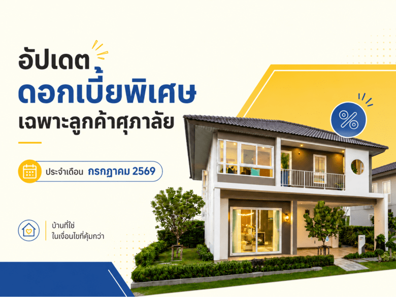 อัปเดตดอกเบี้ยบ้าน 2569 ล่าสุด! สรุปครบ 10 ธนาคาร สินเชื่อบ้านและคอนโด สิทธิพิเศษลูกค้าศุภาลัย