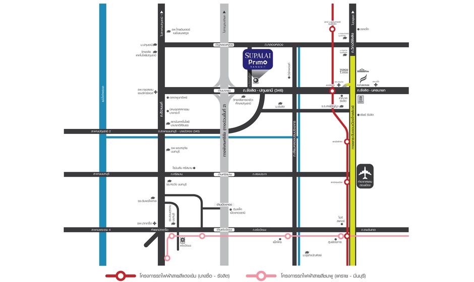 MAP_ศุภาลัย_พรีโม่_รังสิต