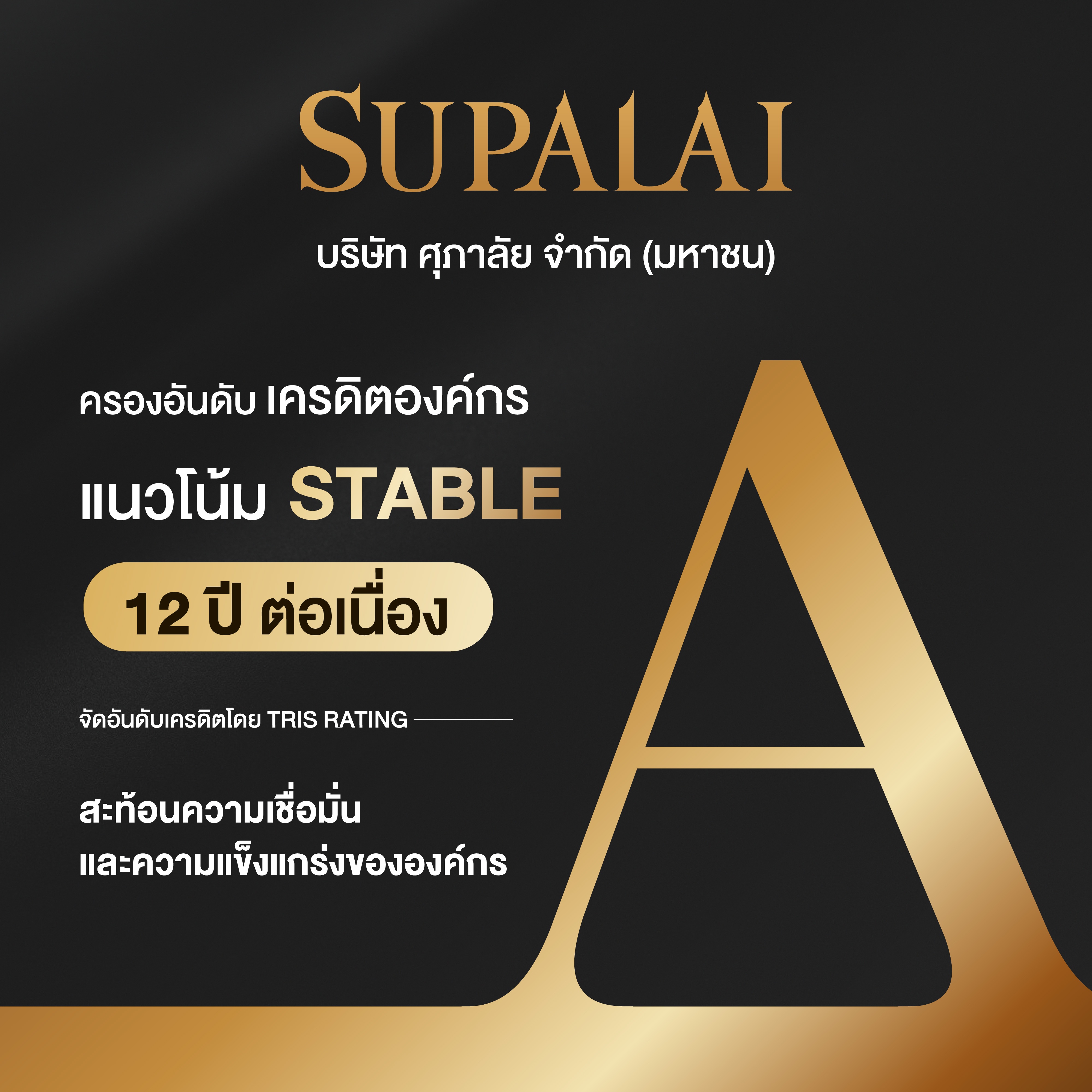 SUPALAI Credit Rating A_1