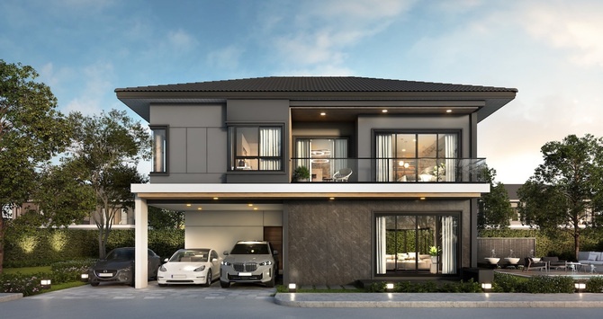 2566-5-3_Singe_House_Perspective_Sapatanon-3Parking-Rev(M)_0_s